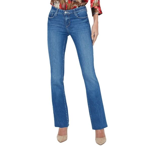 L’AGENCE Denim - L’Agence Womens L'agence Sneeki Low-Rise Sneaker Straight Jean